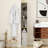 Tall Slim Bathroom Storage Cabinet With 1 Door And 2 Adjustable Shelves