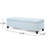 Versatile Blue Fabric Bench - Button Tufting, 51"W X 17.5"D 17"H For Foyer Storage With Chic Diamond Stitch-964807052