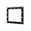 Meuble-lavabo glamour 3 pièces en noir avec miroir éclairé, 5 tiroirs décoratifs brillants et tabouret pivotant rond en cristal - Style confortable