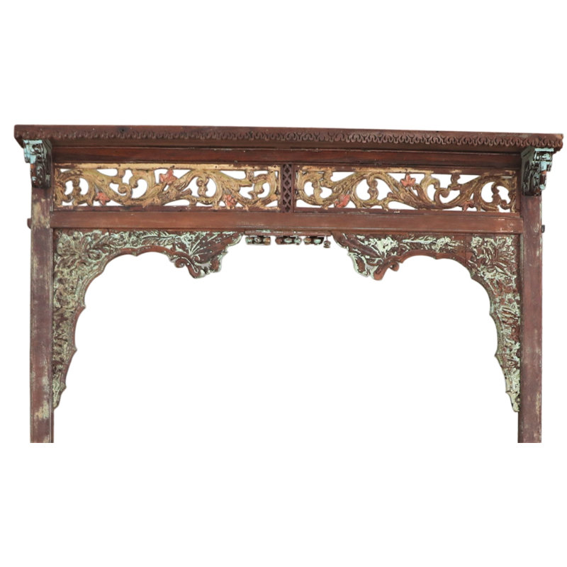 Unique Farmhouse Style Reclaimed Wood 99" Tall Serving Bar