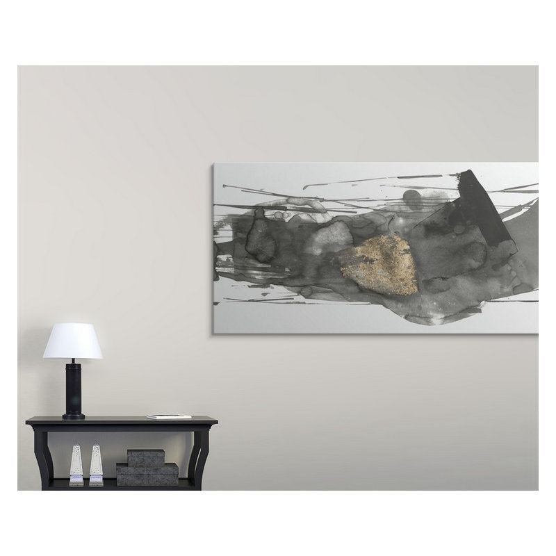 «Black Gesture I» par PI Studio - impression, H 10 po x l 20 po x P 10,5 po, Toile