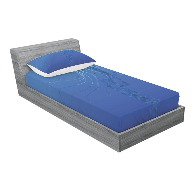 Microfiber Ombre Sheet Set, Twin XL Sheet Set with 1 Pillowcase