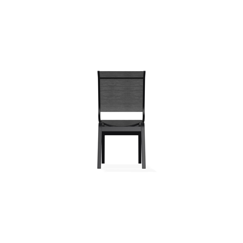 Aruba II Outdoor Dining Chair, Black, Collect Charcoal