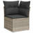  Garden Sofa Set Light Grey