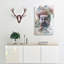 Peaceful Buddha In Abstract - Wrapped Canvas-55339761