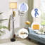 Aitanna Black Traditional Floor Lamp