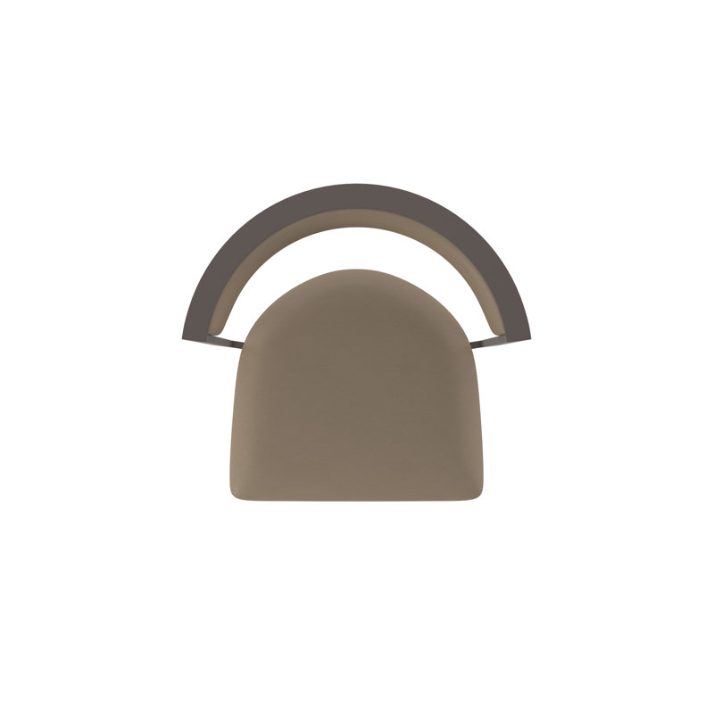 Hunter Swivel Stool, Bronze, Vinyle - Terre Canter, Tabouret de comptoir (siège d'une hauteur de 25 p
