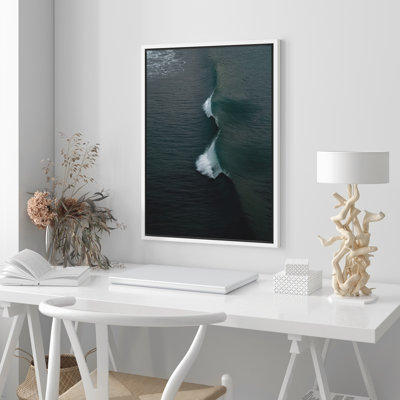 Beach Landscap Wall Art Framed Canvas Print Bedroom Wall Decoration