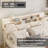 Filipkowski Bed Frame with Upholstered Storage Headboard and 4 Drawers-335022308-277186957