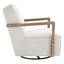 Fauteuil d'appoint pivotant rembourré Camino-1944713373