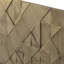 Triangle Cabinet-Brass