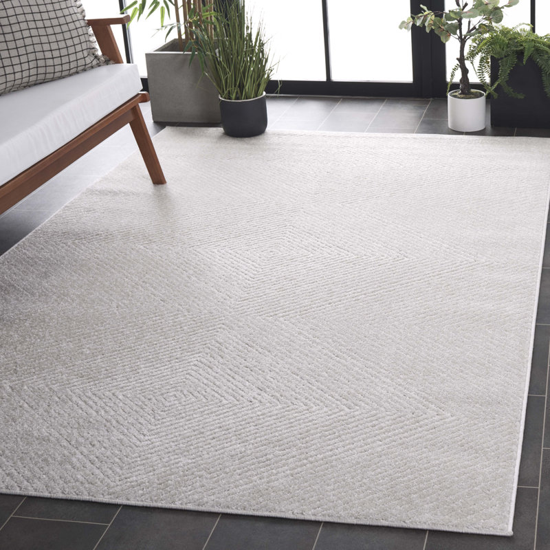 Keyona Performance Geometric Rug, Rectangle 5'2" x 7'6"