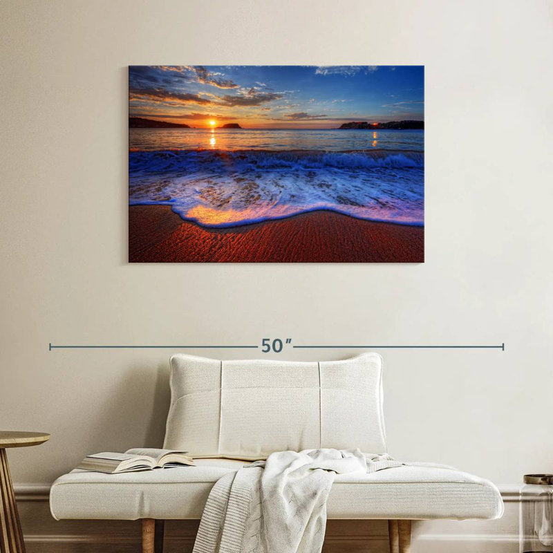Gillard Sunset Waves, H 26 po x l 39 po