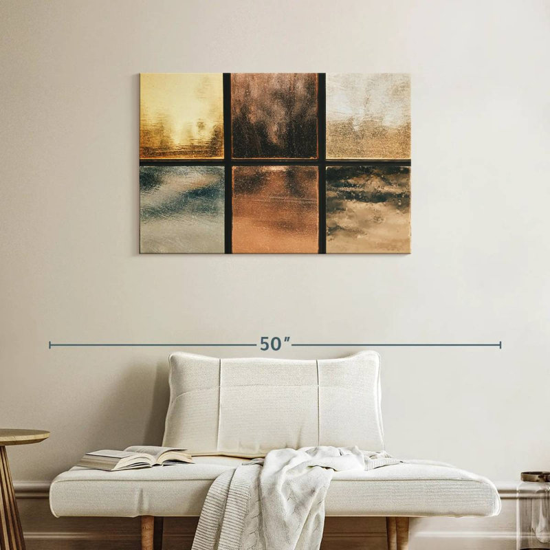 Avery Abstract Metallics, 24" H x 36" W