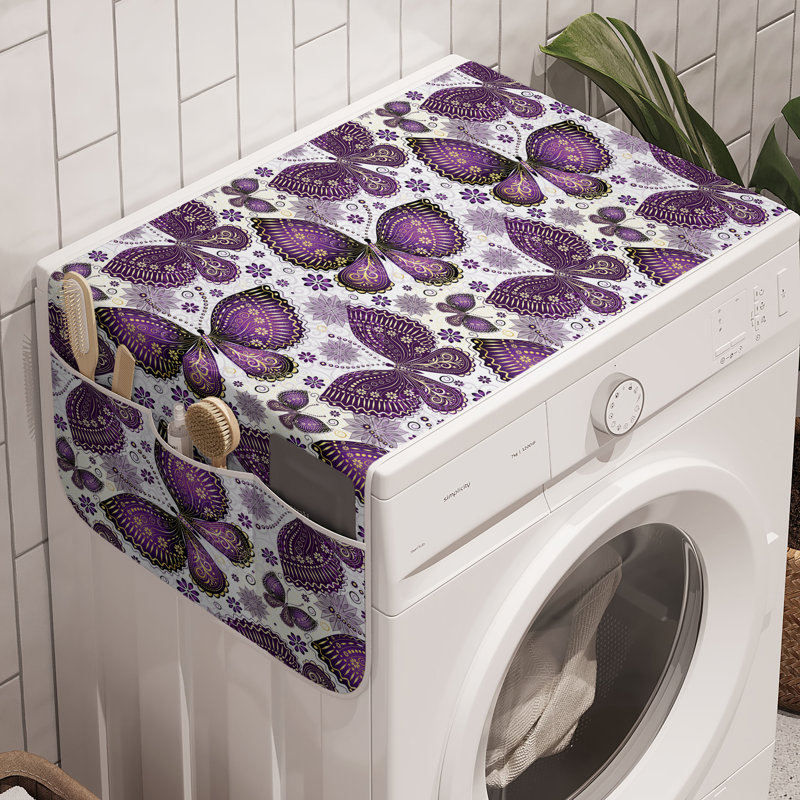 Paquet de 2 lilas mauve et blanc de 47 po x 18,5 po East Urban Home