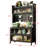 Grey Metal Storage Cabinet - 56.88 Lb Package Weight, 3.89 In. Depth, 250kg Capacity, 360° Rotation Wheels For Versatile Kitchen Cabinets Shelves With Strong And Thick Structure, Smooth Movement,