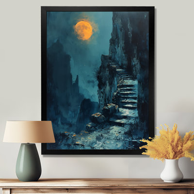 Black Pink Stronghold Fortress Of Dragon II - Fortresses Wall Art Print