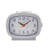 Analogue Quartz Movement / Crystal Alarm Tabletop Clock in White