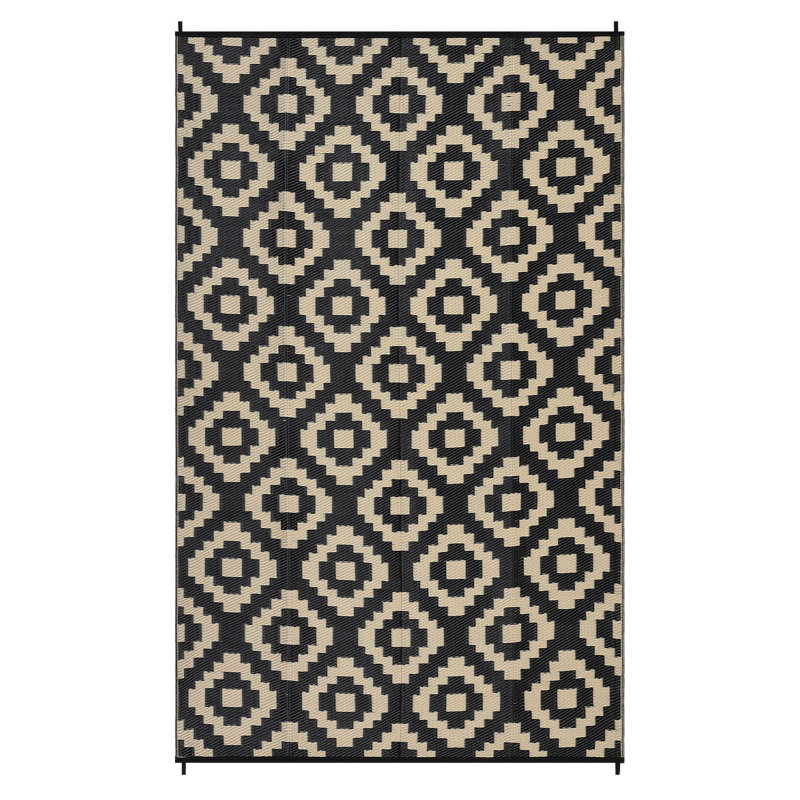 Waterproof Rugs Reversible Outdoor Rug for Patio, RV and Camping - Lightweight Non-Slip All-Weather Carpet - Indoor/Outdoor Mat