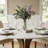 Aversa Modern Round Dining Table, Sintered Stone Top | Solid Wood Base, 1-Step Easy Assembly For Breakfast Nook, Dining Room-930410359-930410352