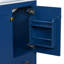 Meuble-lavabo bleu 60 po avec meuble-lavabo double et armoire spacieuse