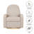 Nami Electronic Recliner and Swivel Glider Recliner in Shearling with USB port-92191364