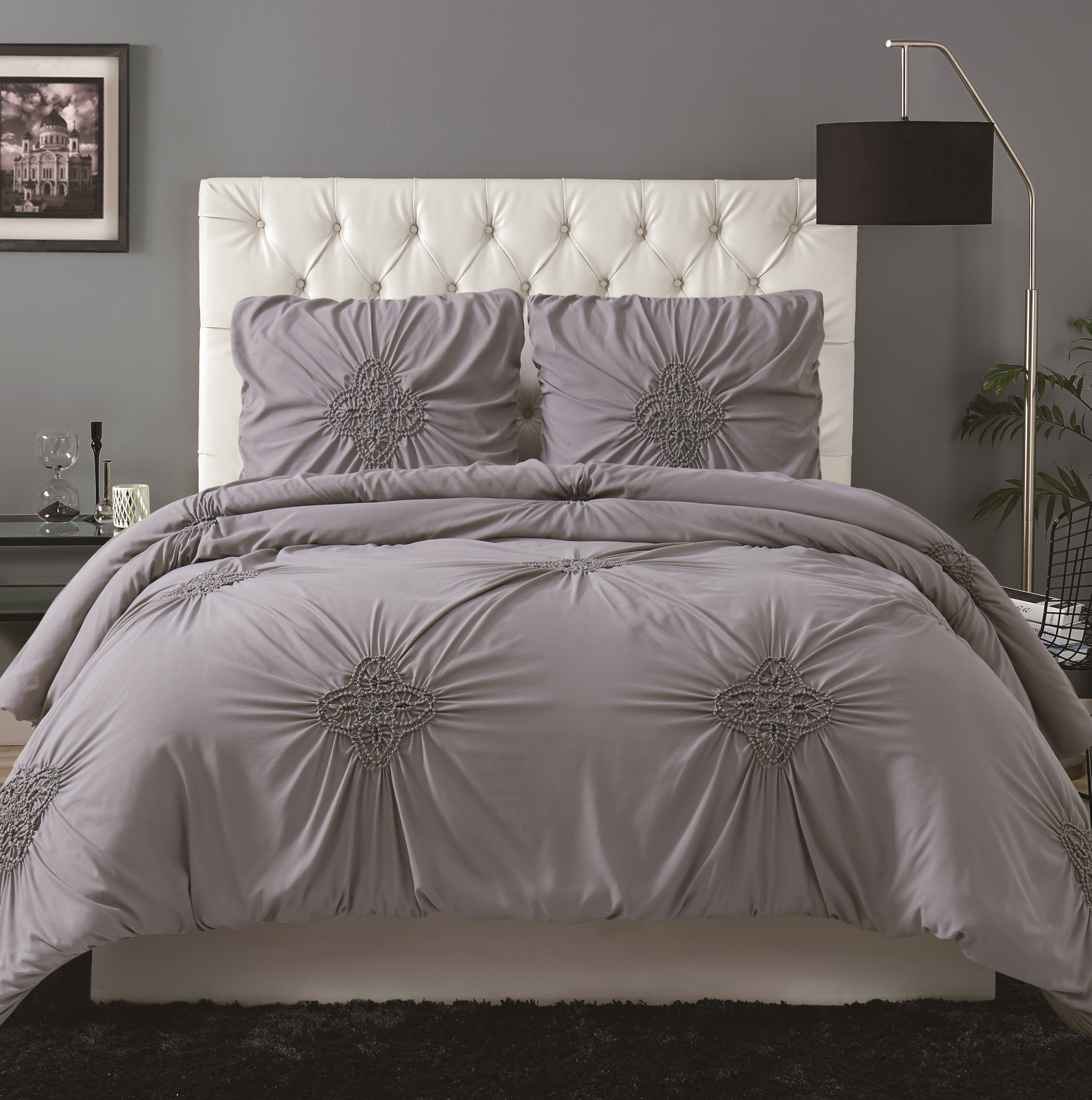 Marisol Duvet Cover Set Etta Avenue Size: Full/Queen Duvet Cover + 2 Standard Shams