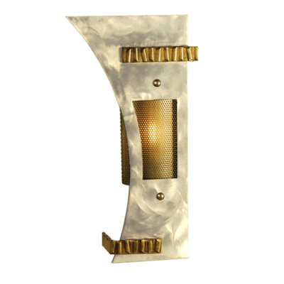 Sophia Steel Flush Mounted Sconce
