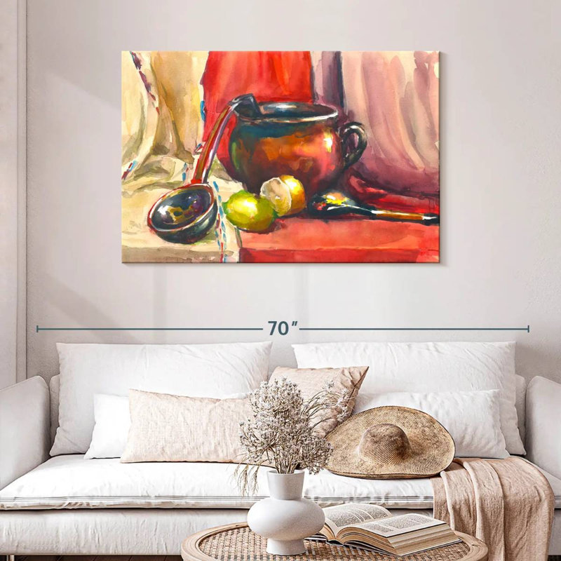 Senne Abstract Kitchen, 30" H x 45" W