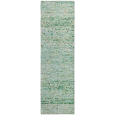 Premium Machine Washable Honig AMF1658 Diamonds Rug