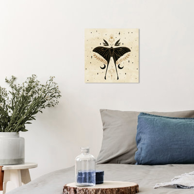 «Animals Lucky Charm», reproduction d'art sur toile noire