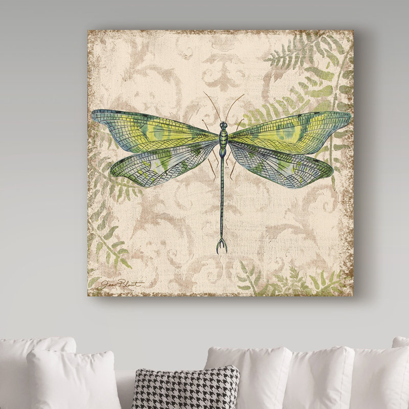 Deagen «Dragonfly Daydream 3», impression sur toile tendue, H 35 po x l 35 po x P 2 po
