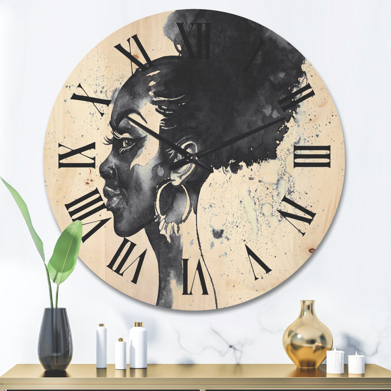 Horloge murale en bois, Grand
