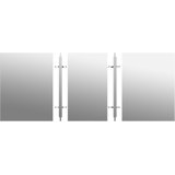 2.25" x 26.14" Surface Cabinet Frameless Medicine Cabinet Joining Kit