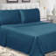 Ensemble de draps en coton percale à densité de tissage 300 fils Percale-2029907825-2029907830