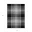 Tapis intérieur lavable à carreaux noir et or 3 pi x 5 pi
