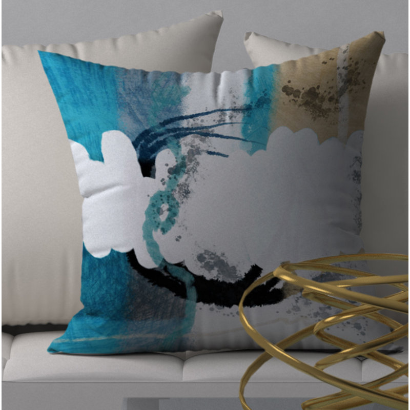 Reversible Throw Pillow, 24" x 24"