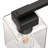 Industrial Vanity Light With Square Class Shade-401766400