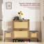 Shoe Storage Cabinet With 2 Flip Drawers-115741272