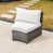 White Cushion/Gray Frame selected