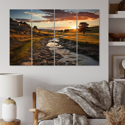 Sur toile, reproduction de 4 pièces