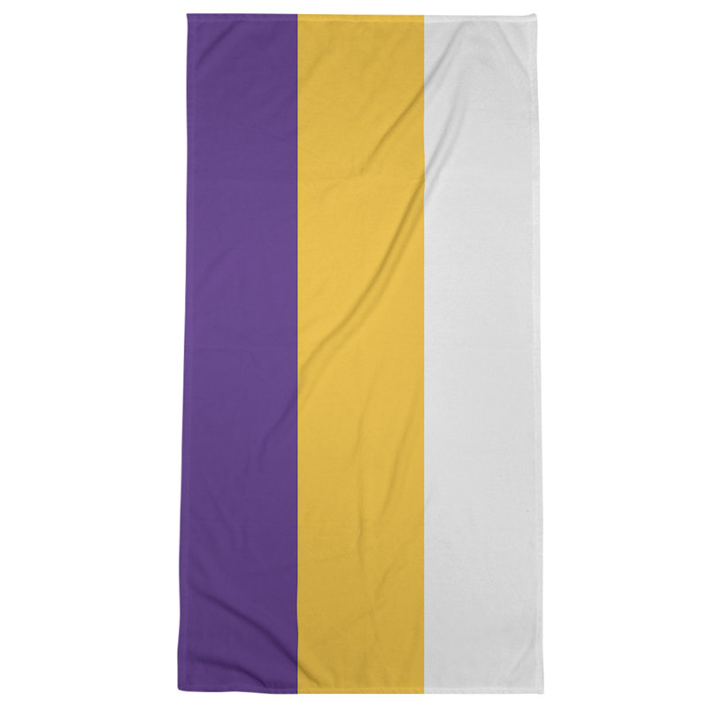 Microfiber Bath Towel, Tennessee Red Football Gold Accent