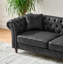 Canapé en tissu 66 po Chesterfield?-908840078