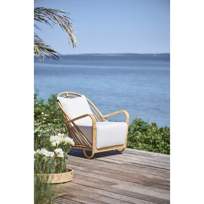 Méridienne Arne Jacobsen, Toile de voile goéland à motif géométrique Sun, Blanc colombe