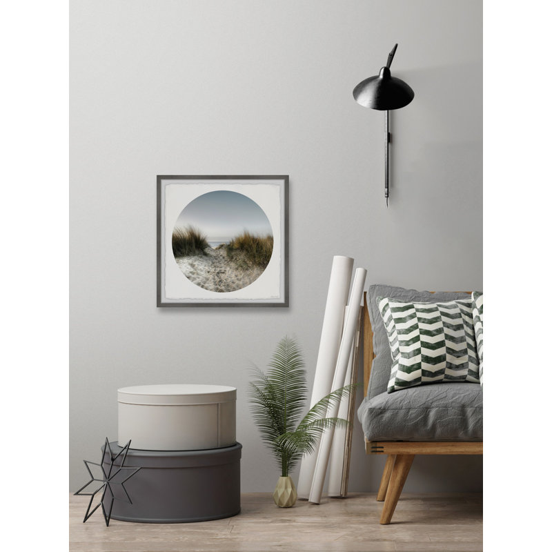 Grassy Sand Dunes by Marmont Hill - Single Picture Frame Print, 81cm H x 81cm W x 3.81cm D