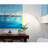 Sparq Arc Modern Home 67" Tall Arch LED Floor Lamp, Silver