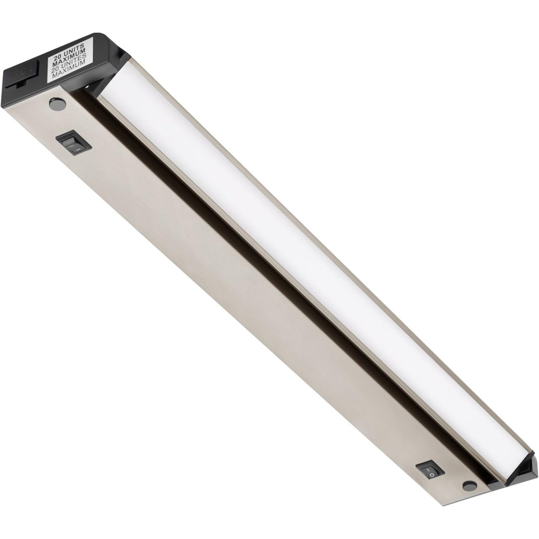 Inlight Swivel LED Under Cabinet Lighting, selectable12‘’/16‘’, 2700K/4000K, Plugged-In Only Inlight
