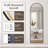 Kadeshia Aluminum Alloy Framed Arched Full Length Mirror with Stand-2083223444-2083223447