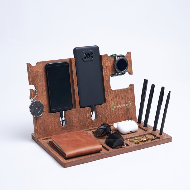 Wood Desk Organiser, Yes
