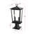 Jamila 8.5 Inch Outdoor Post Light in Black